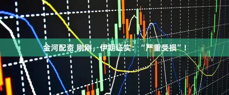 金河配资 刚刚，伊朗证实：“严重受损”！