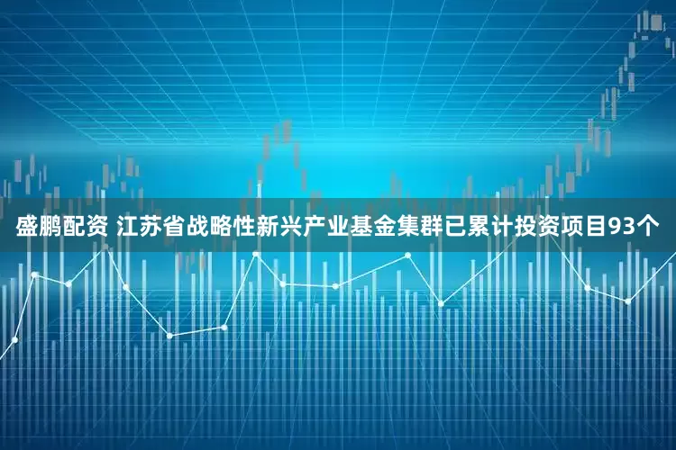盛鹏配资 江苏省战略性新兴产业基金集群已累计投资项目93个